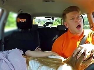 Promiscuous Czech Teenage Alexis Crystal Screws Her Driving Instructor