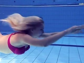 Elena Proklova In Absolute Underwater Blonde Beauty