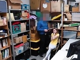 Lovely Shoplifter Blonde Gets Fucked Hard From Behind