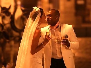 Erotic Interracial Fucking In The Evening With Huge-chested Bride Kira Queen